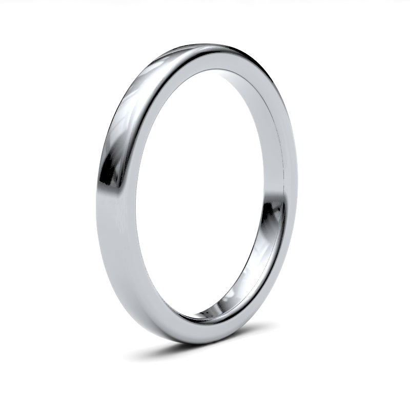 Ladies Soft Court Wedding Ring