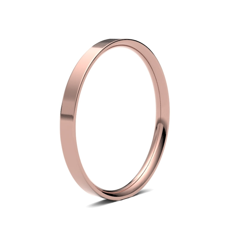 Ladies Flat Court Wedding Ring