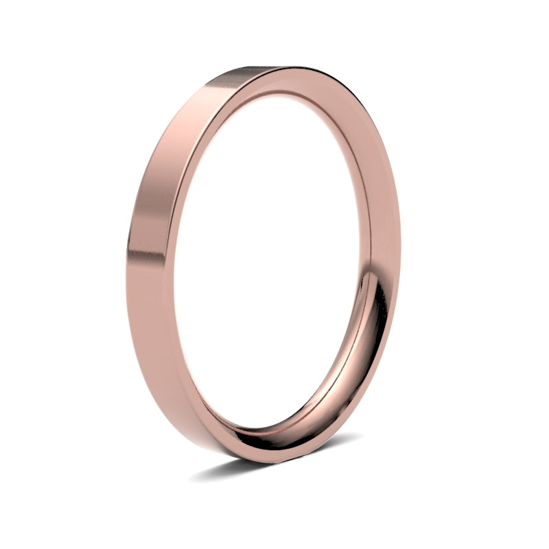 Ladies Flat Court Wedding Ring