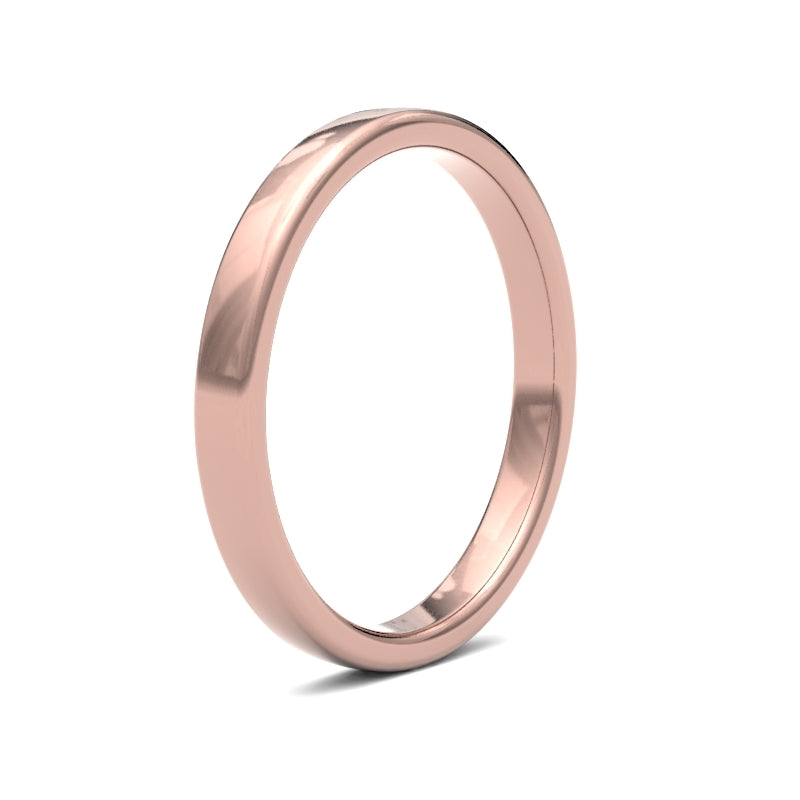 Ladies Soft Court Wedding Ring