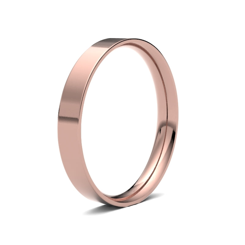 Ladies Flat Court Wedding Ring