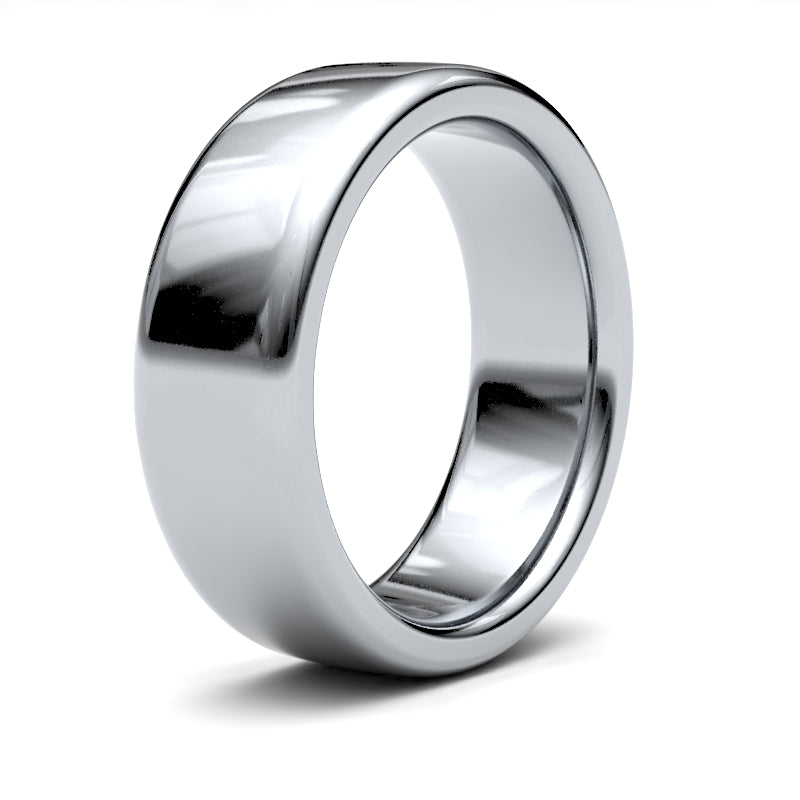 Gents Soft Court Wedding Ring