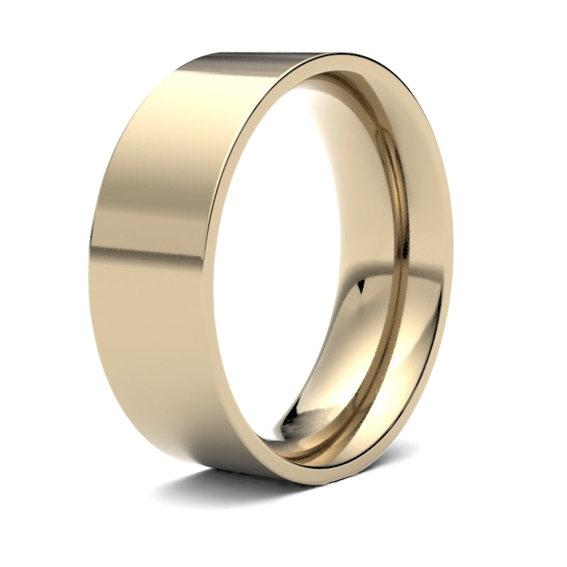 Gents Flat Court Wedding Ring