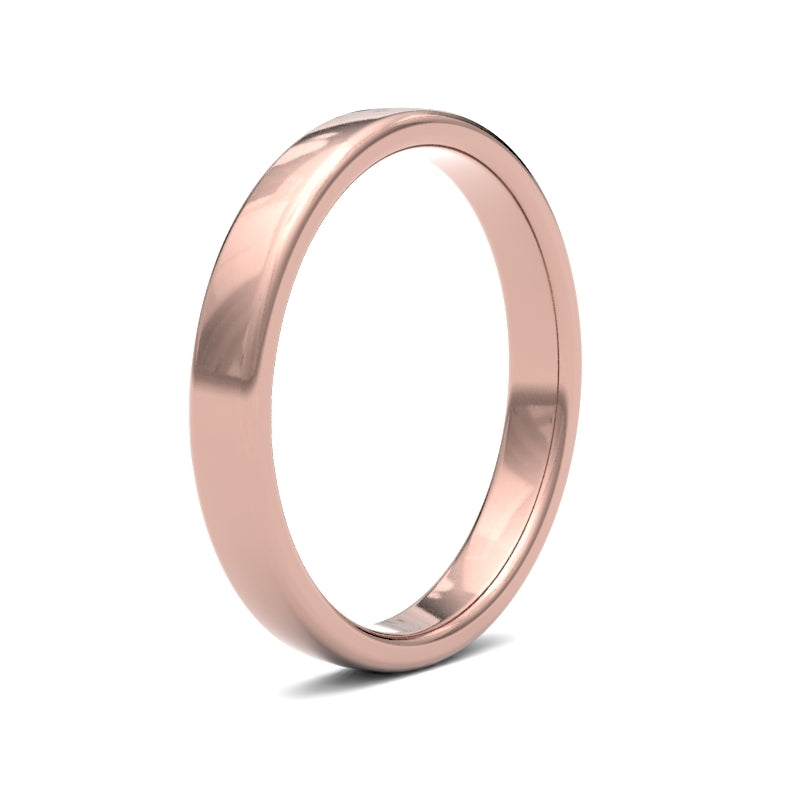 Ladies Soft Court Wedding Ring