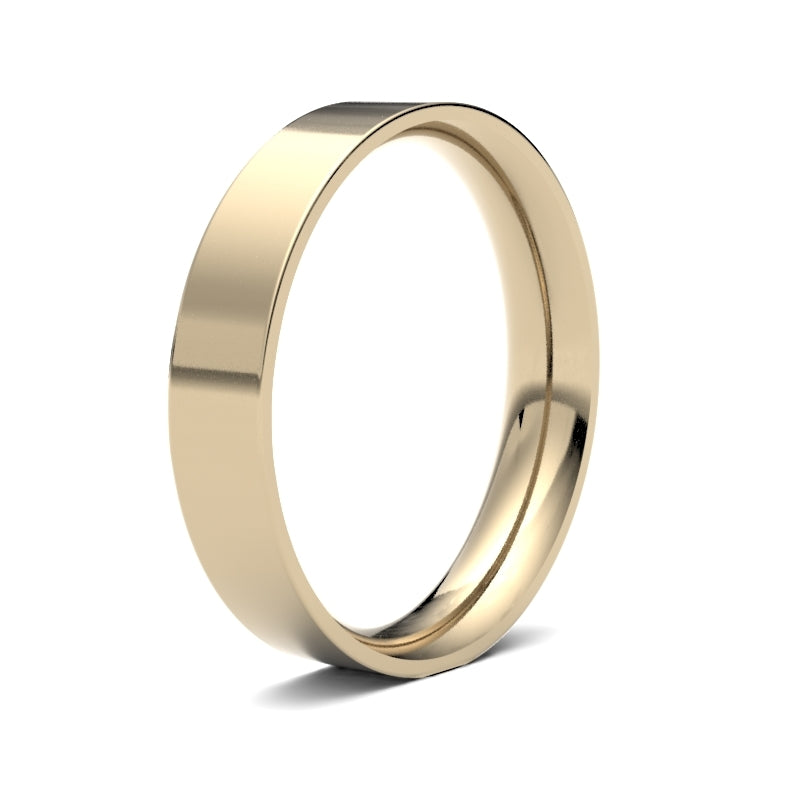 Gents Flat Court Wedding Ring