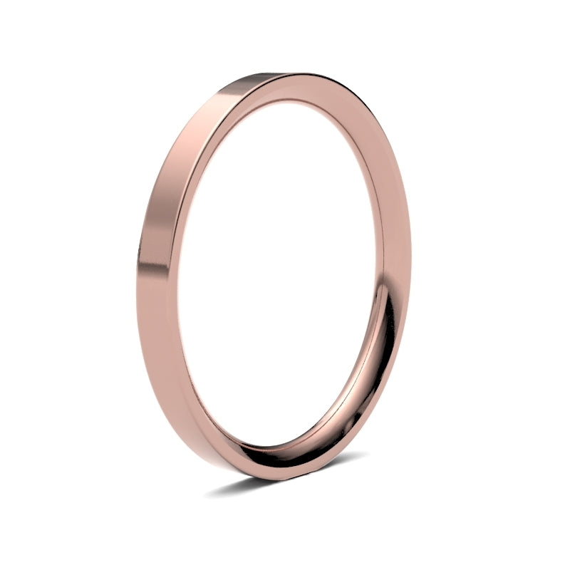 Ladies Flat Court Wedding Ring