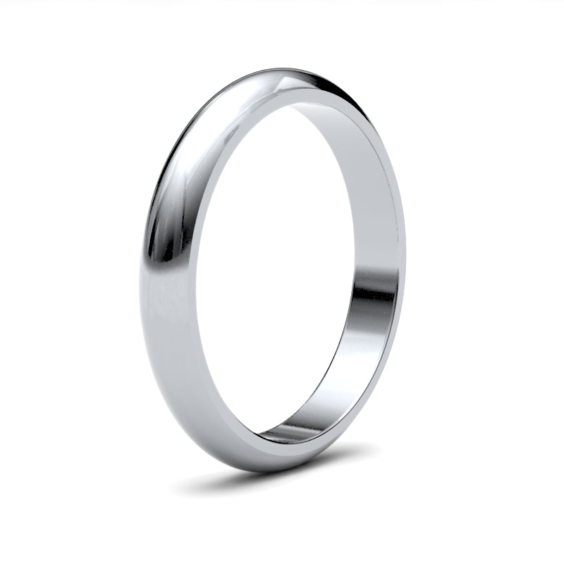 Ladies D-Shape Wedding Ring
