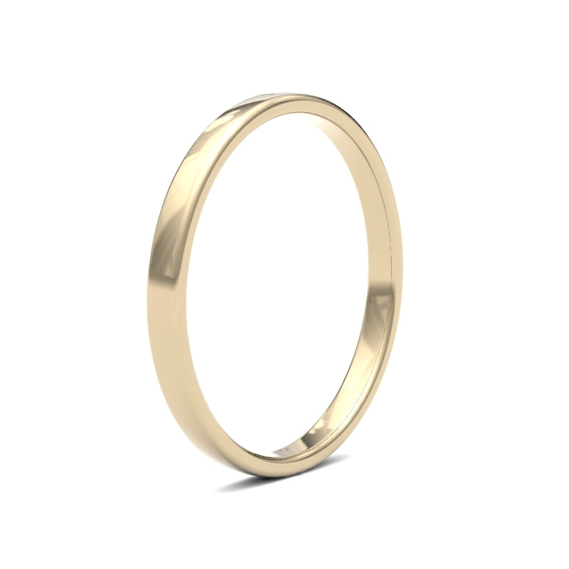 Ladies Soft Court Wedding Ring