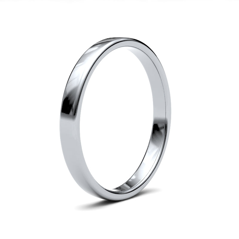 Ladies Soft Court Wedding Ring