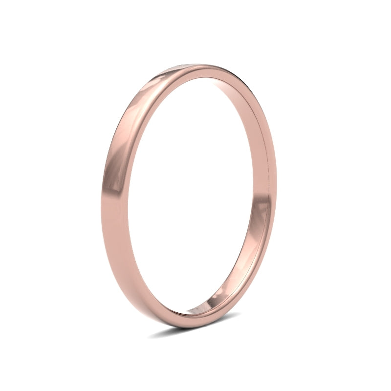 Ladies Soft Court Wedding Ring