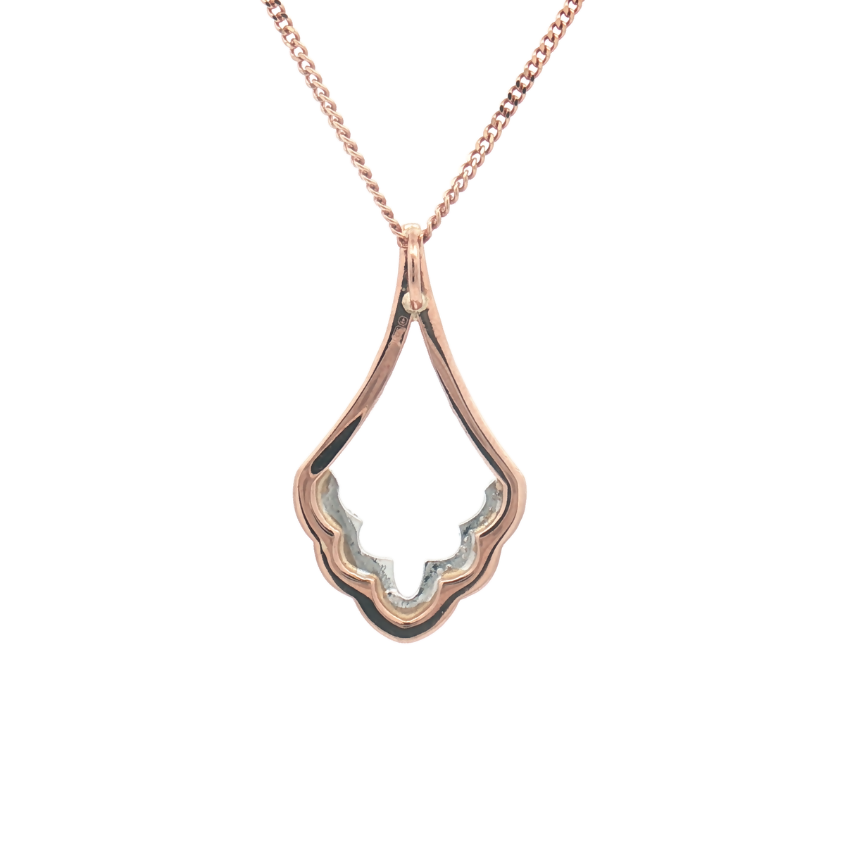 9ct Rose Gold Cathedral Pendant