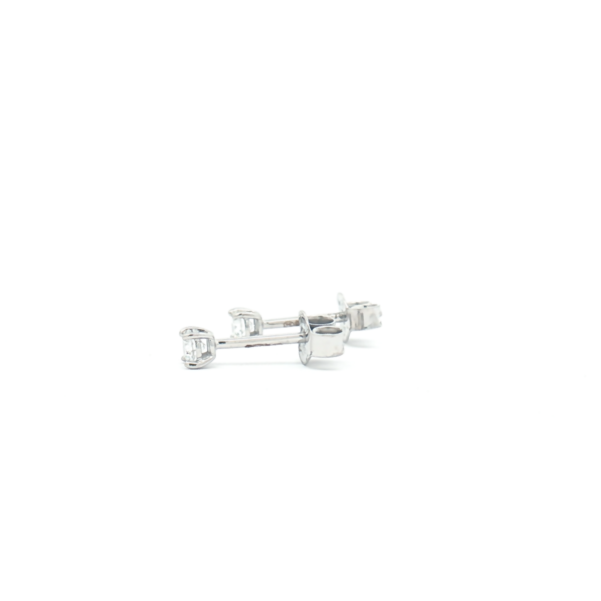 9ct White Gold Lab Diamond 0.22ct Stud Earrings