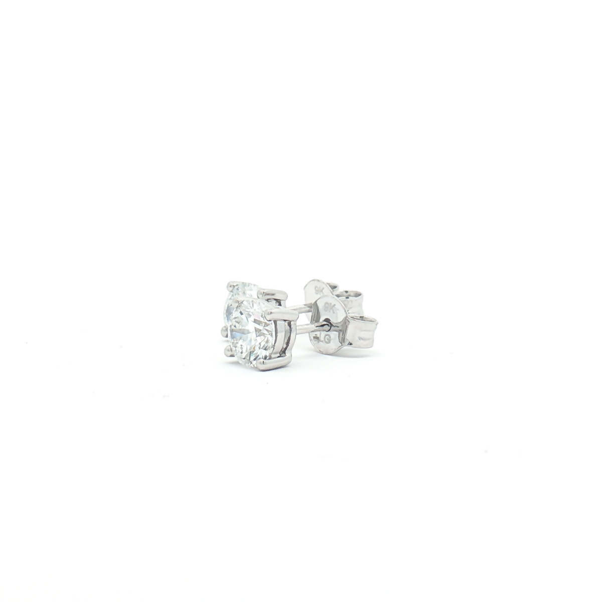 9ct White Gold Lab Diamond 1.00ct Studs