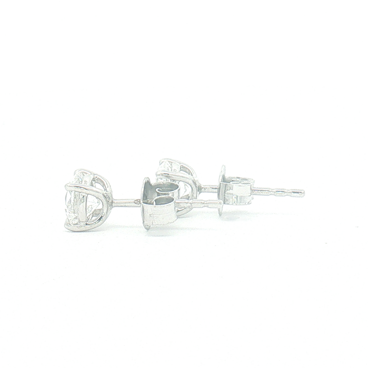 9ct White Gold Lab Diamond 1.50ct Stud Earrings