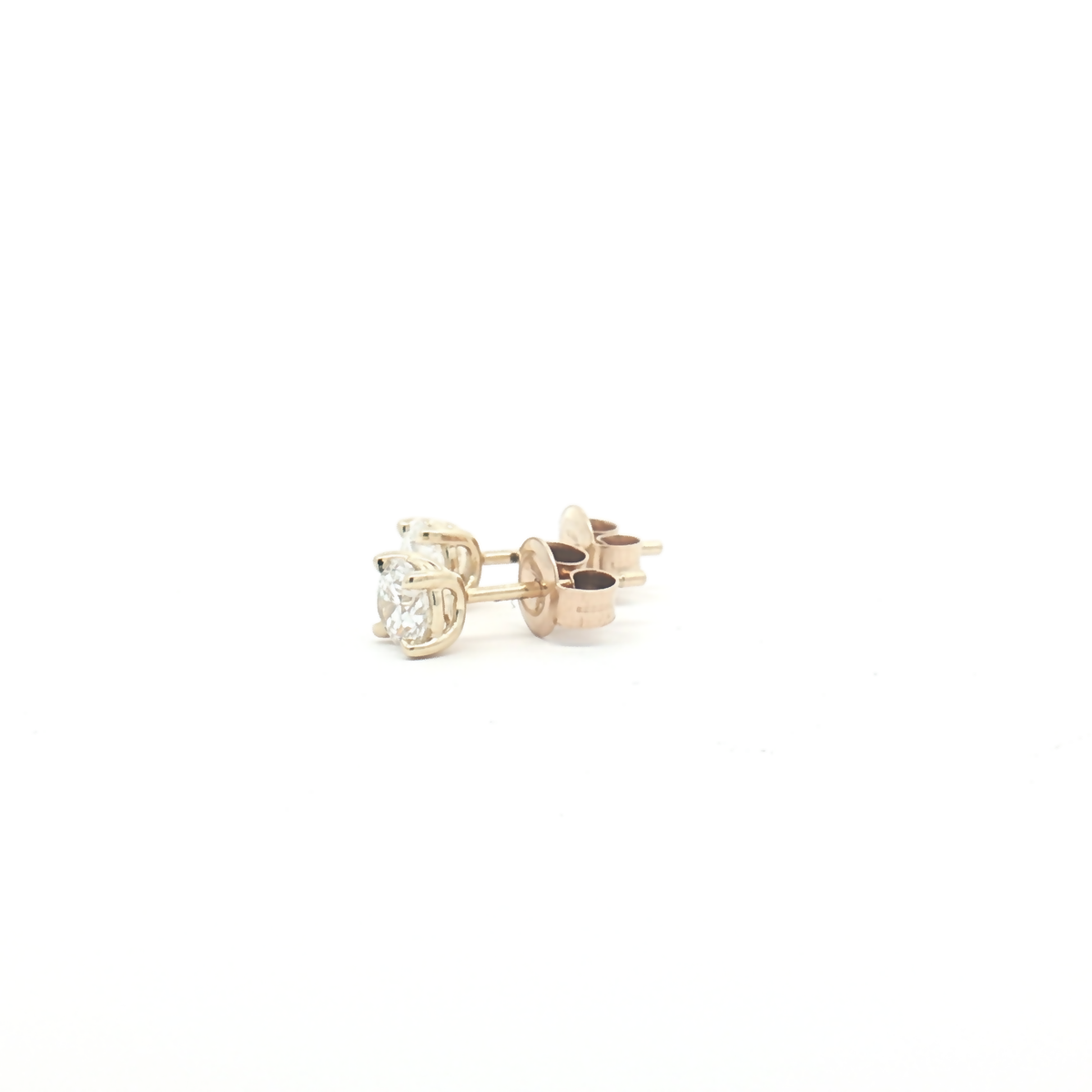 9ct Yellow Gold 1.00ct Lab Diamond Stud Earrings