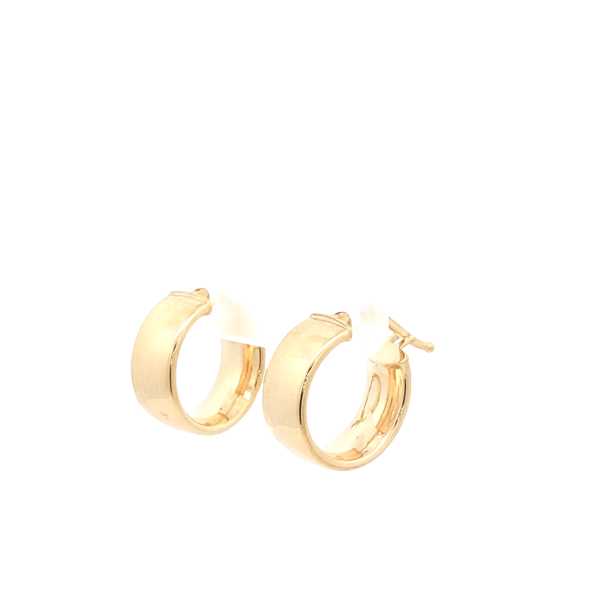 9ct Yellow Gold 10mm Hoop Earrings