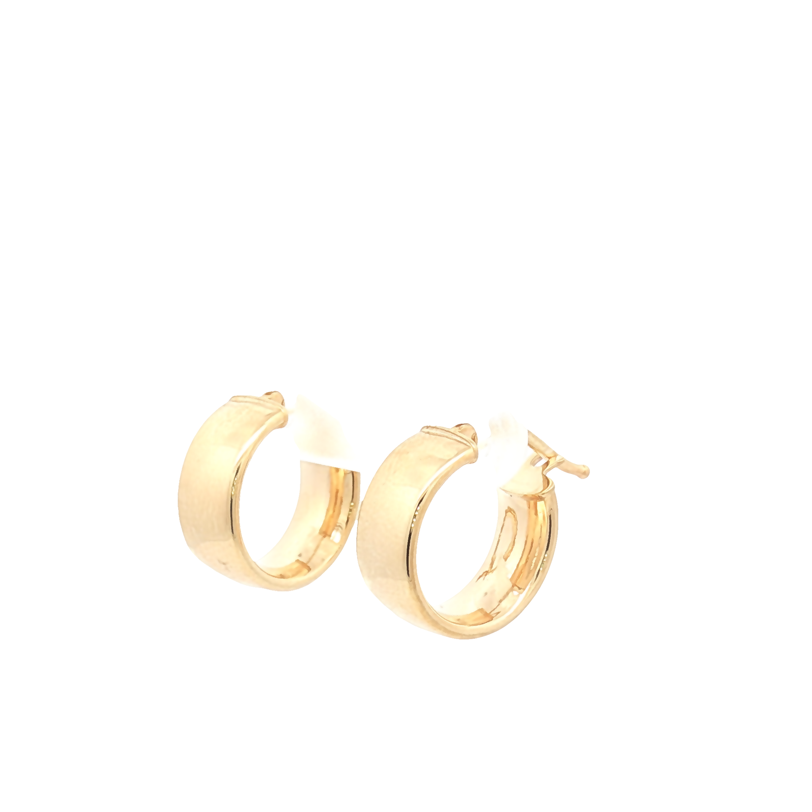 9ct Yellow Gold 10mm Hoop Earrings