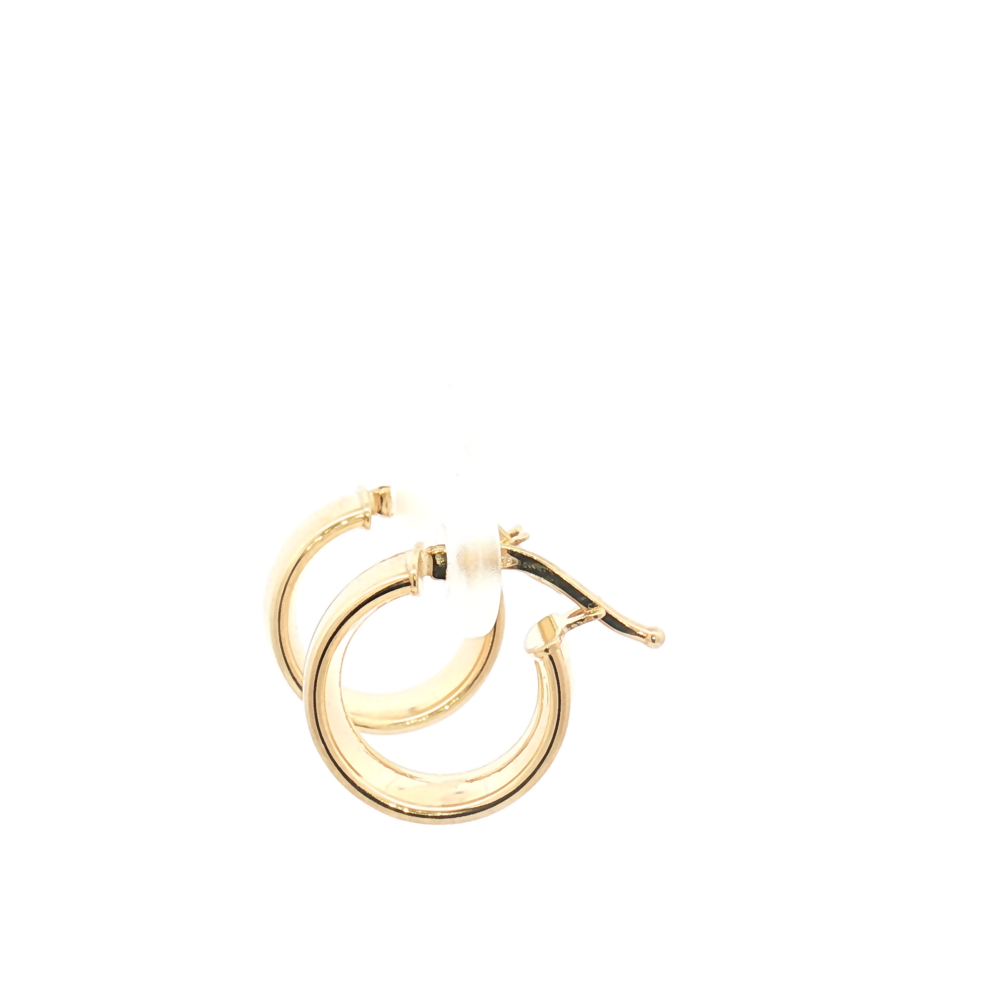 9ct Yellow Gold 10mm Hoop Earrings