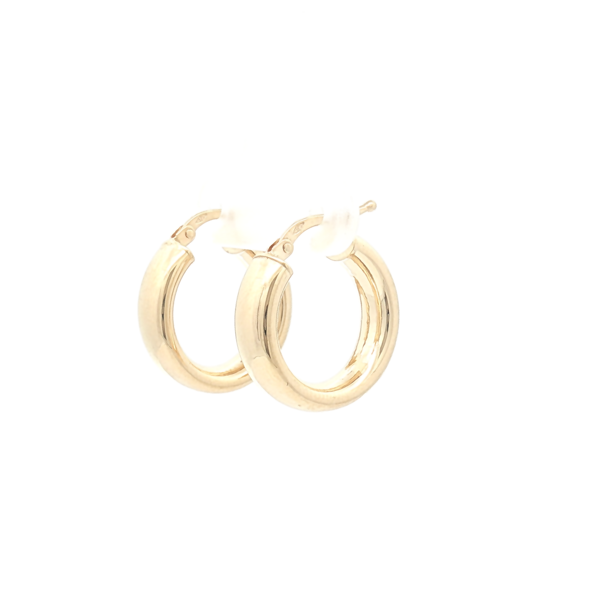 9ct Yellow Gold 12mm Hoop Earrings
