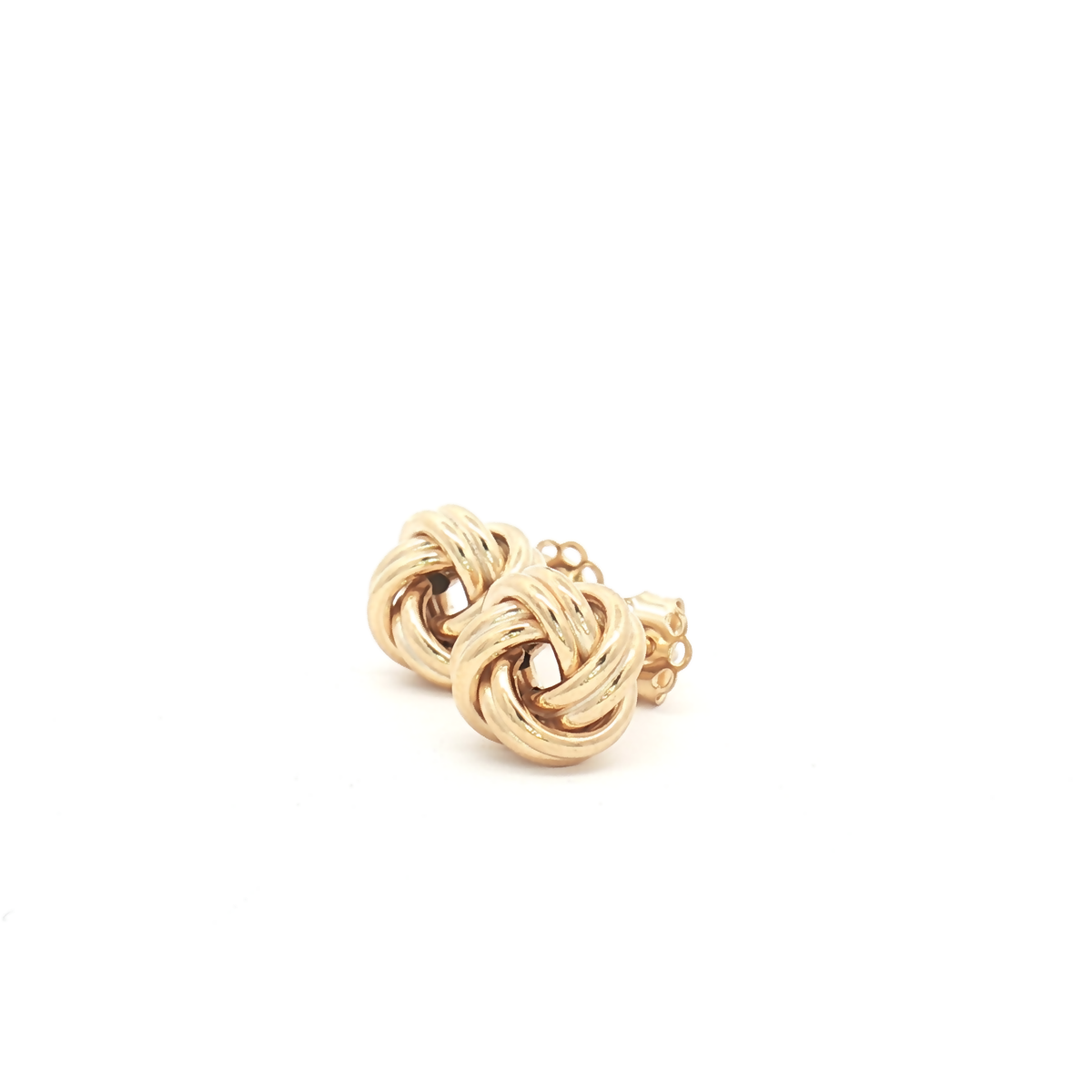 9ct Yellow Gold Double Knot Studs