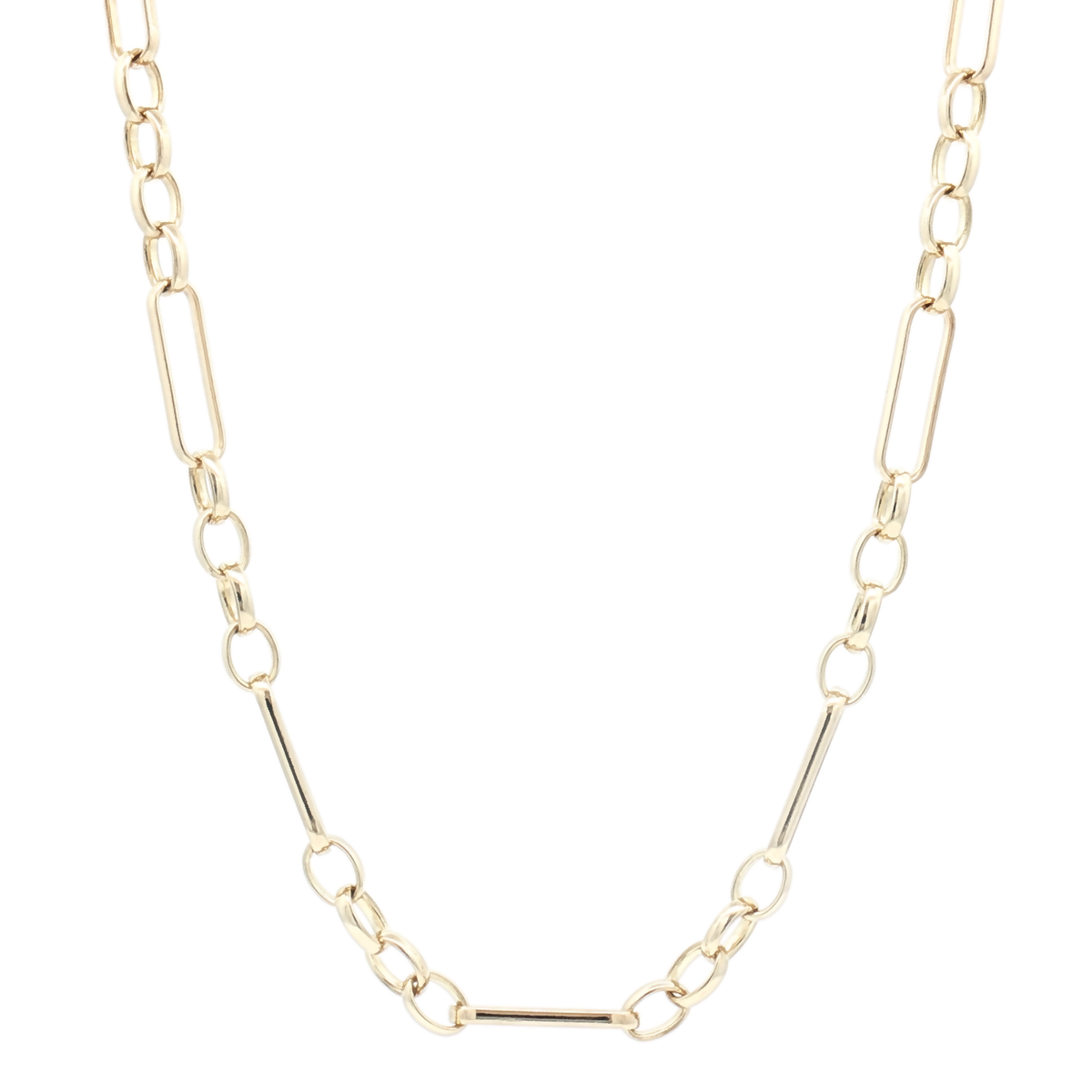 9ct Yellow Gold Figaro Belcher 20'' Chain