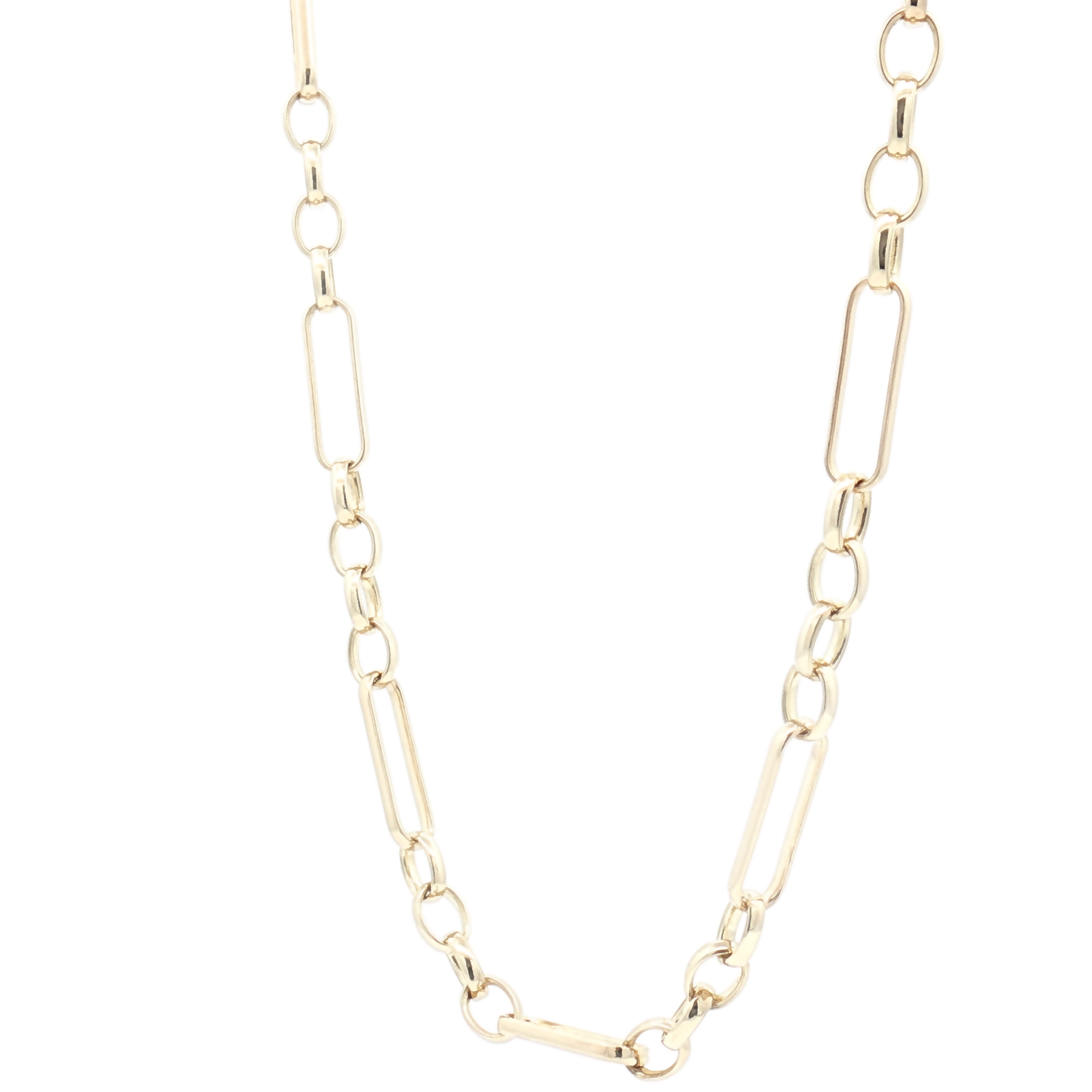 9ct Yellow Gold Figaro Belcher 20'' Chain