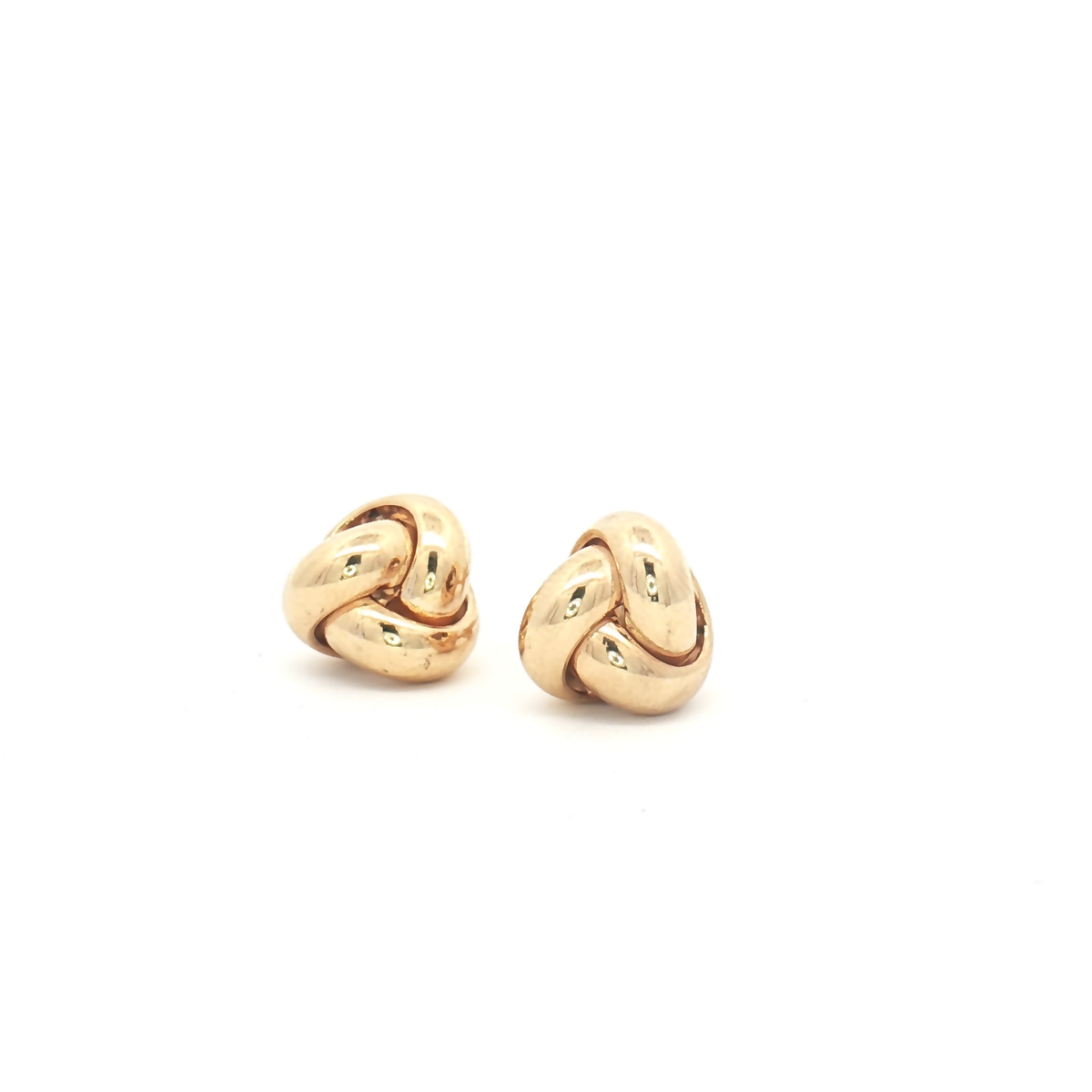 9ct Yellow Gold Knot Stud Earrings