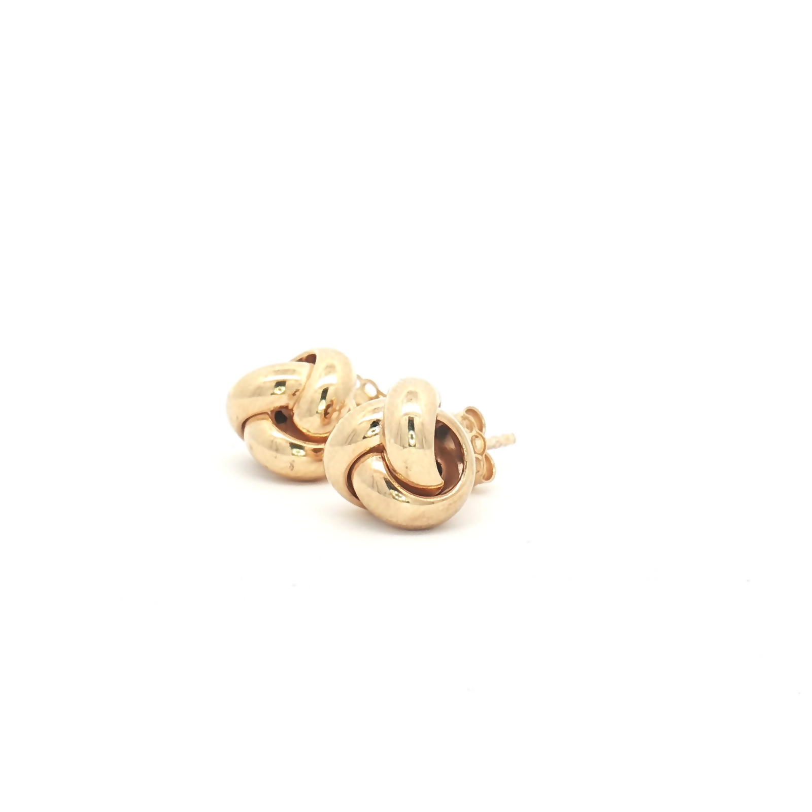 9ct Yellow Gold Knot Stud Earrings