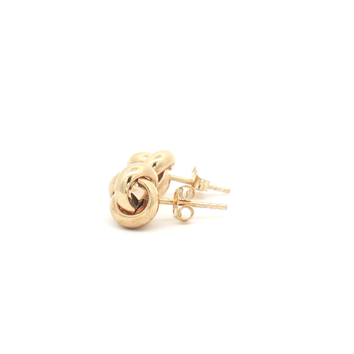 9ct Yellow Gold Knot Stud Earrings