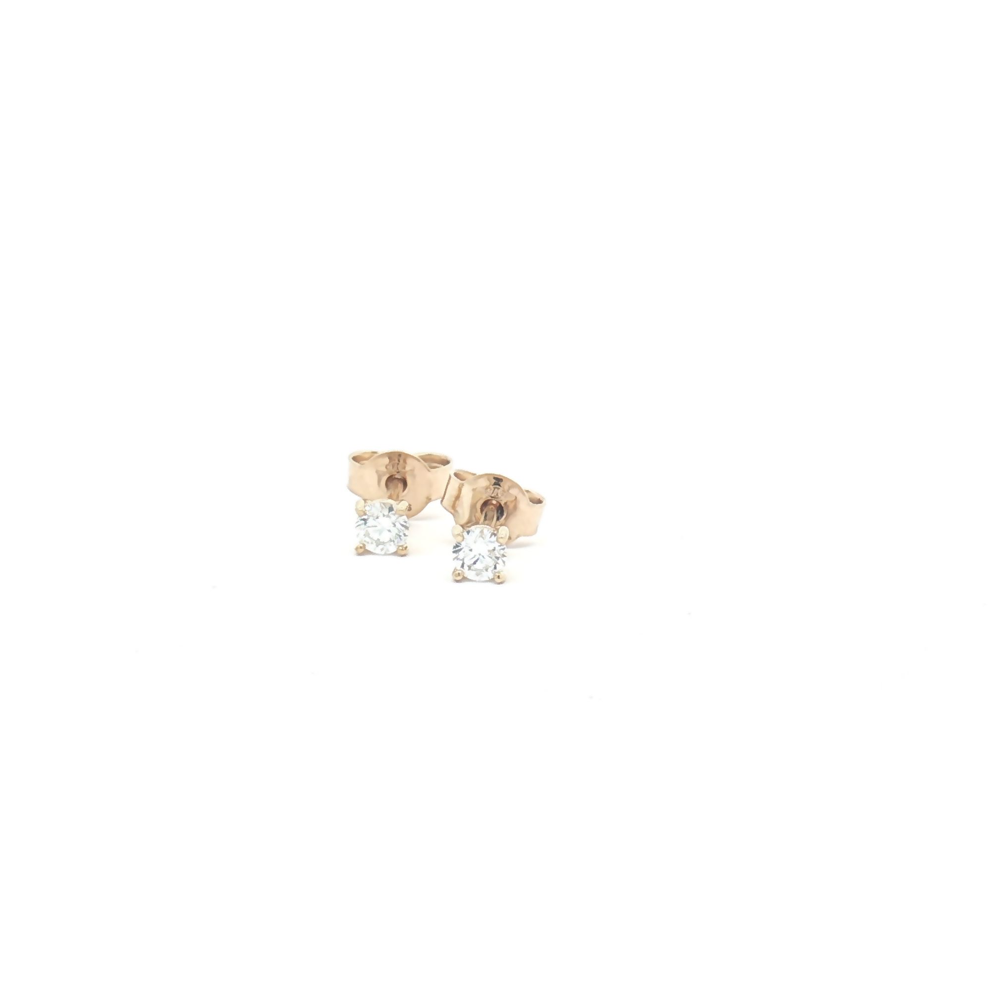 9ct Yellow Gold Lab Diamond 0.22ct Stud Earrings