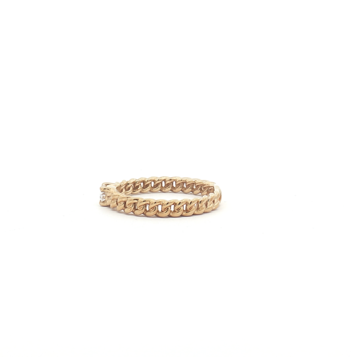 9ct Yellow Gold Lab Grown Diamond Ring
