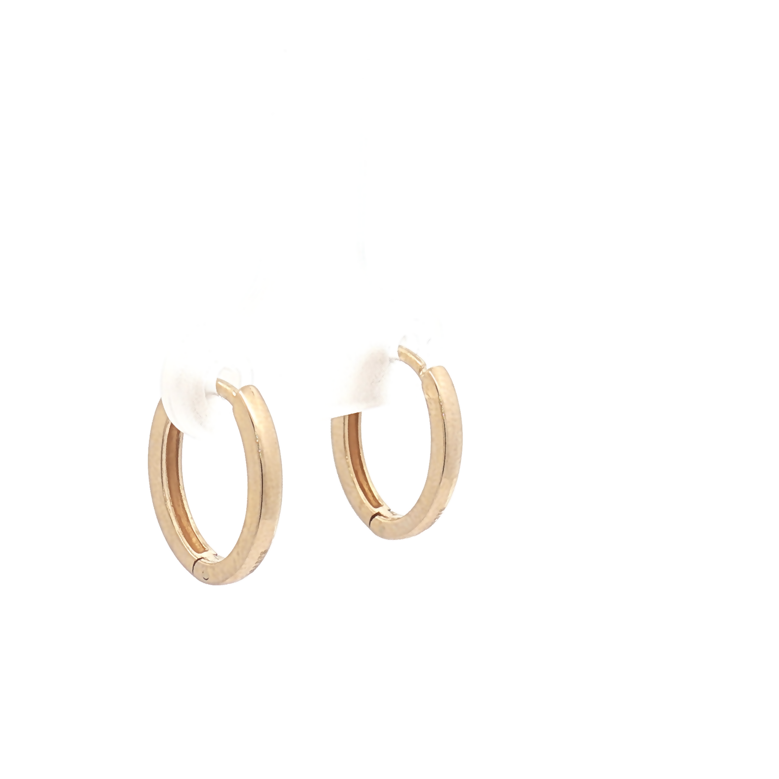 9ct Yellow Gold Oval Hoop Earrings