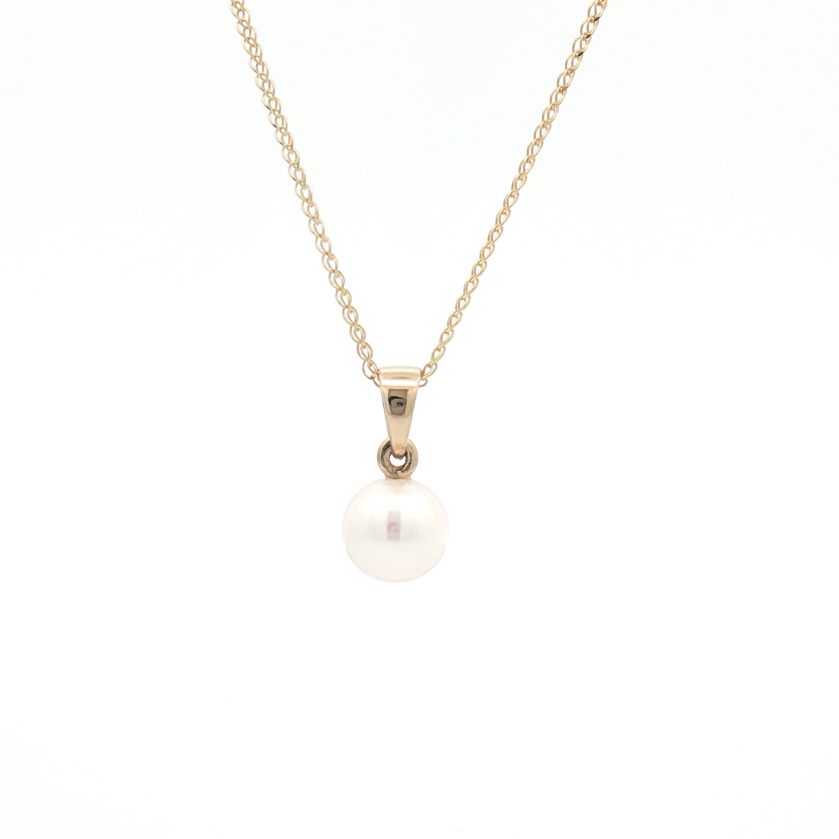 9ct Yellow Gold River Cultured Pearl Pendant