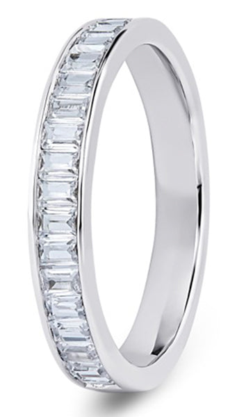 Baguette Diamond Channel Set Wedding Ring