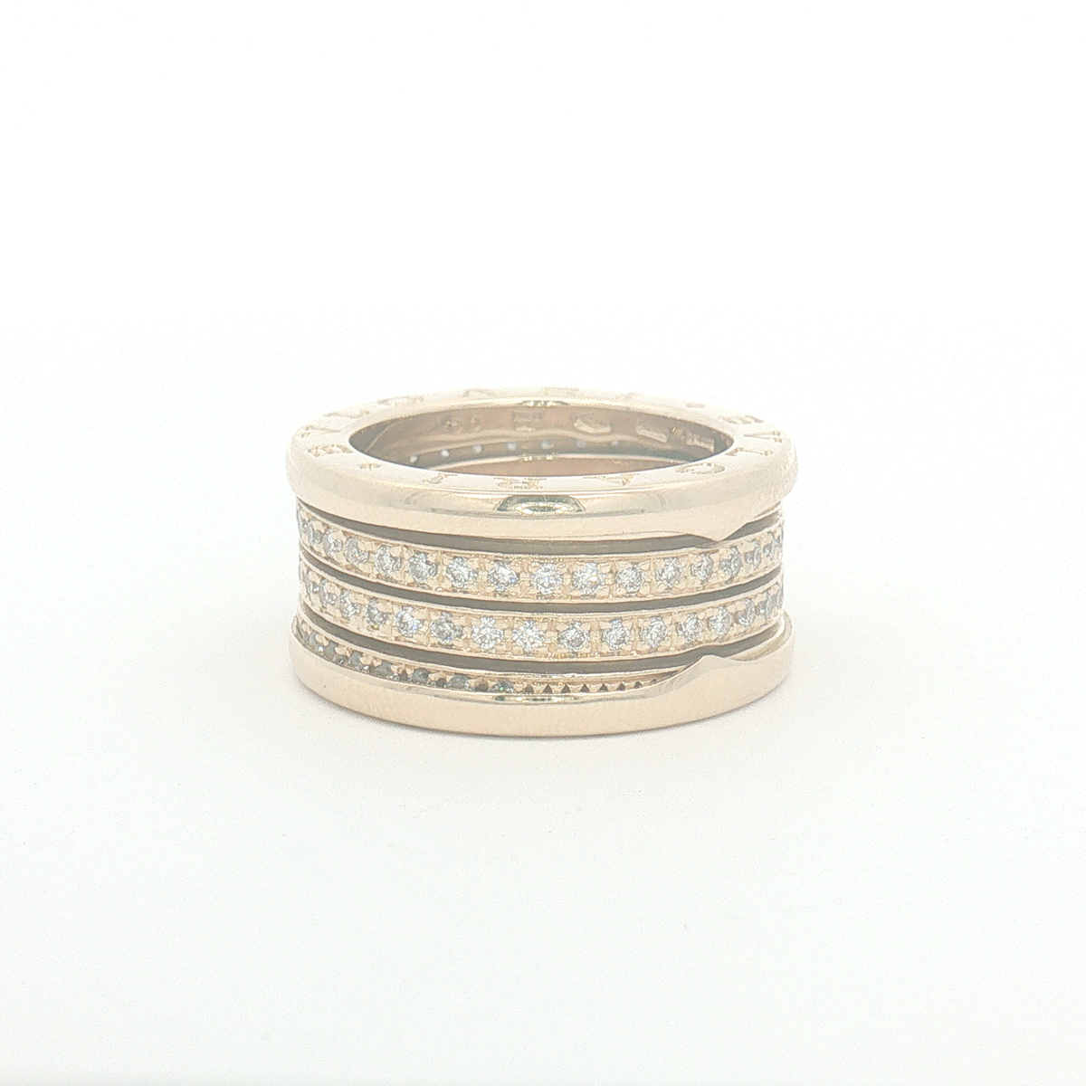 Bvlgari B.zero1 Three-Band Diamond set Ring
