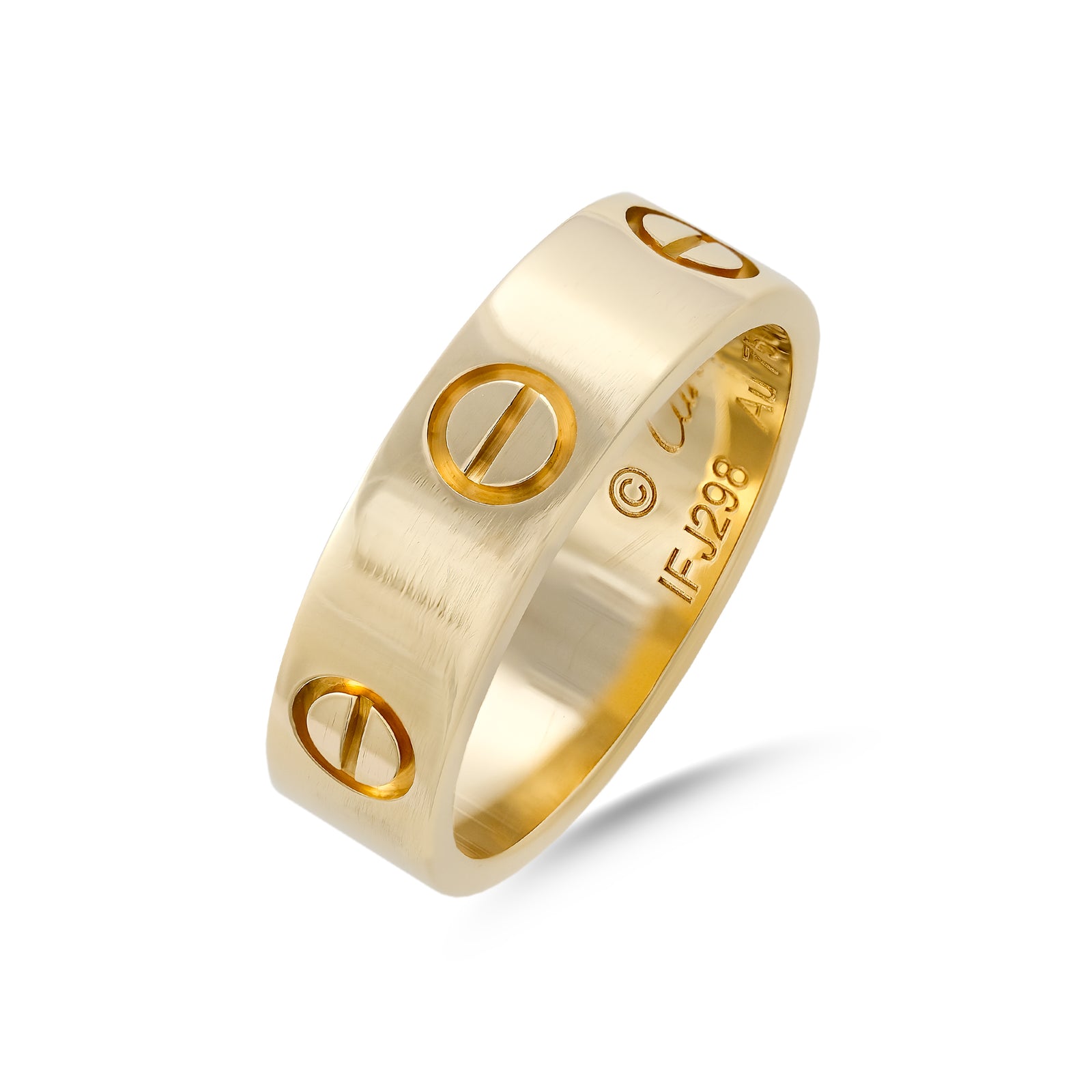 Cartier 18ct Yellow Gold Plain Love Ring