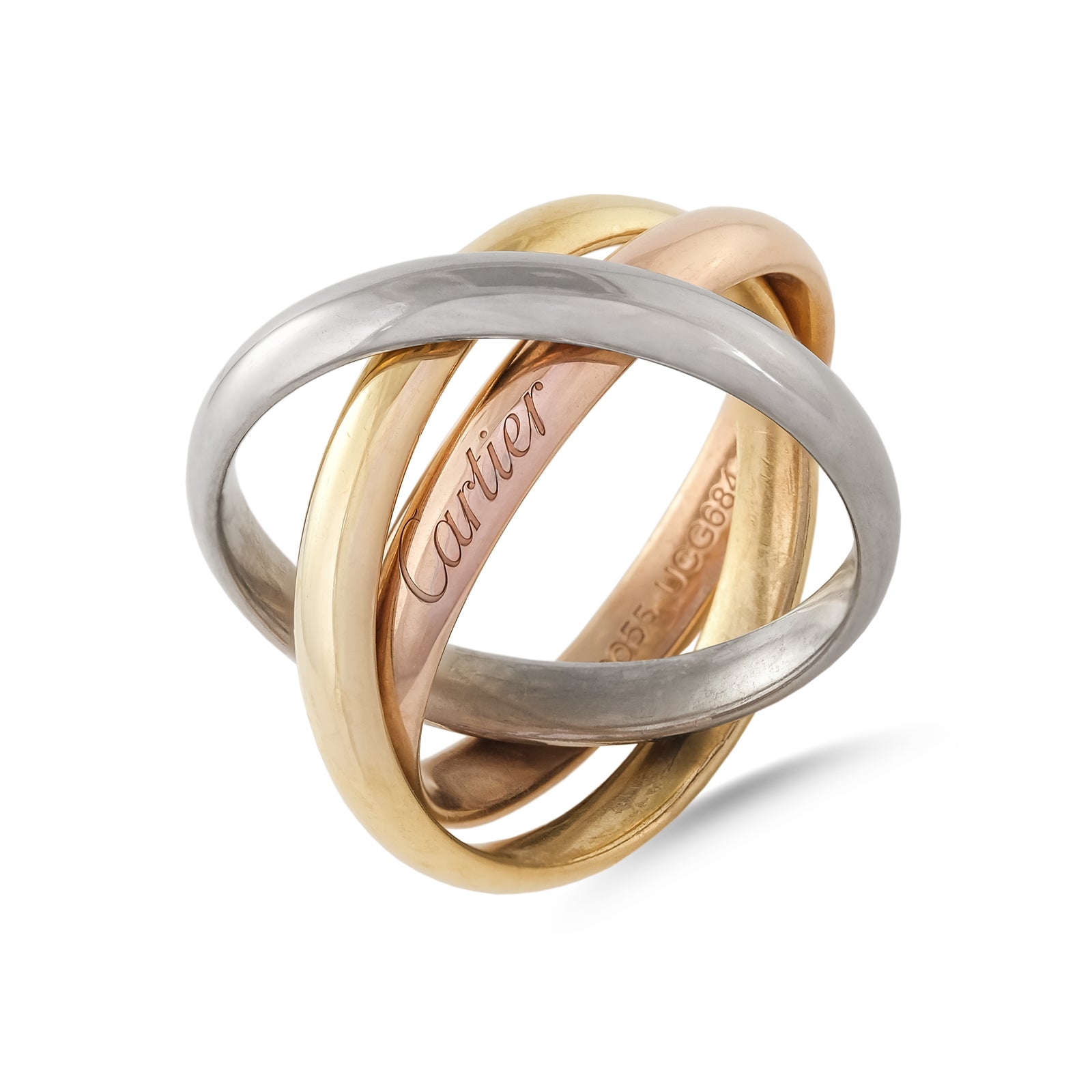 Cartier 18ct Gold Trinity Ring B4234252