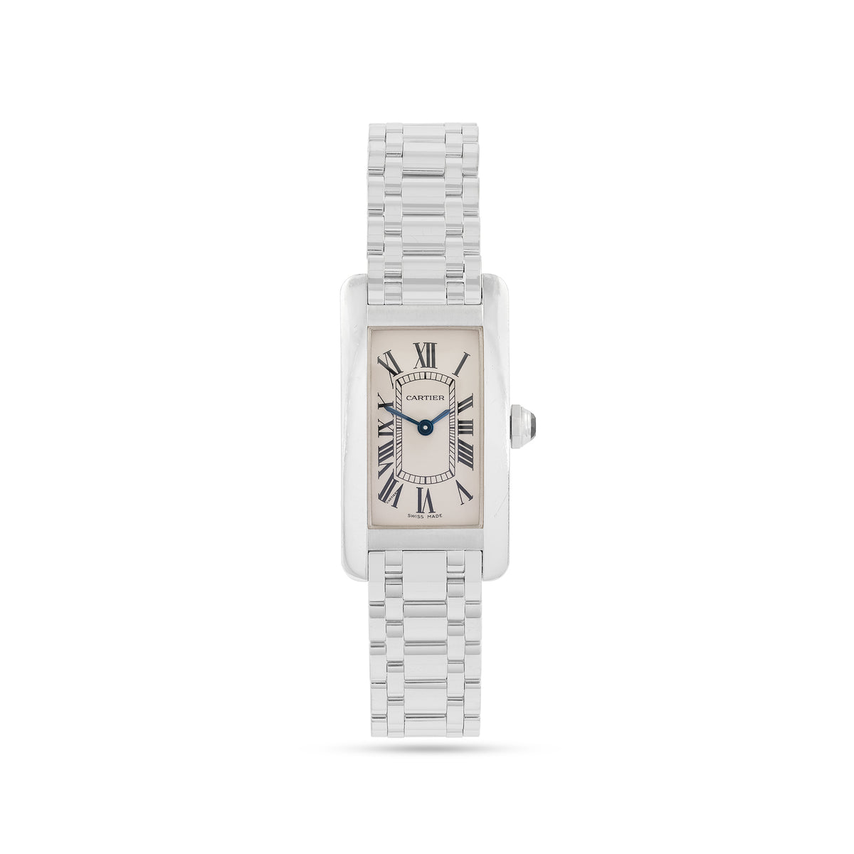 Cartier 18ct White Gold Tank Americaine 2489