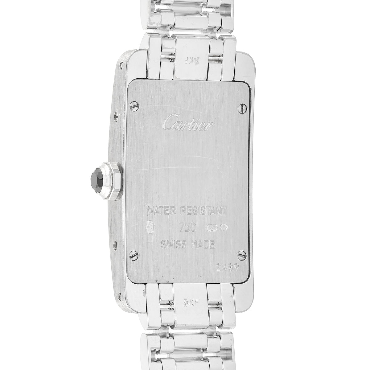 Cartier 18ct White Gold Tank Americaine 2489