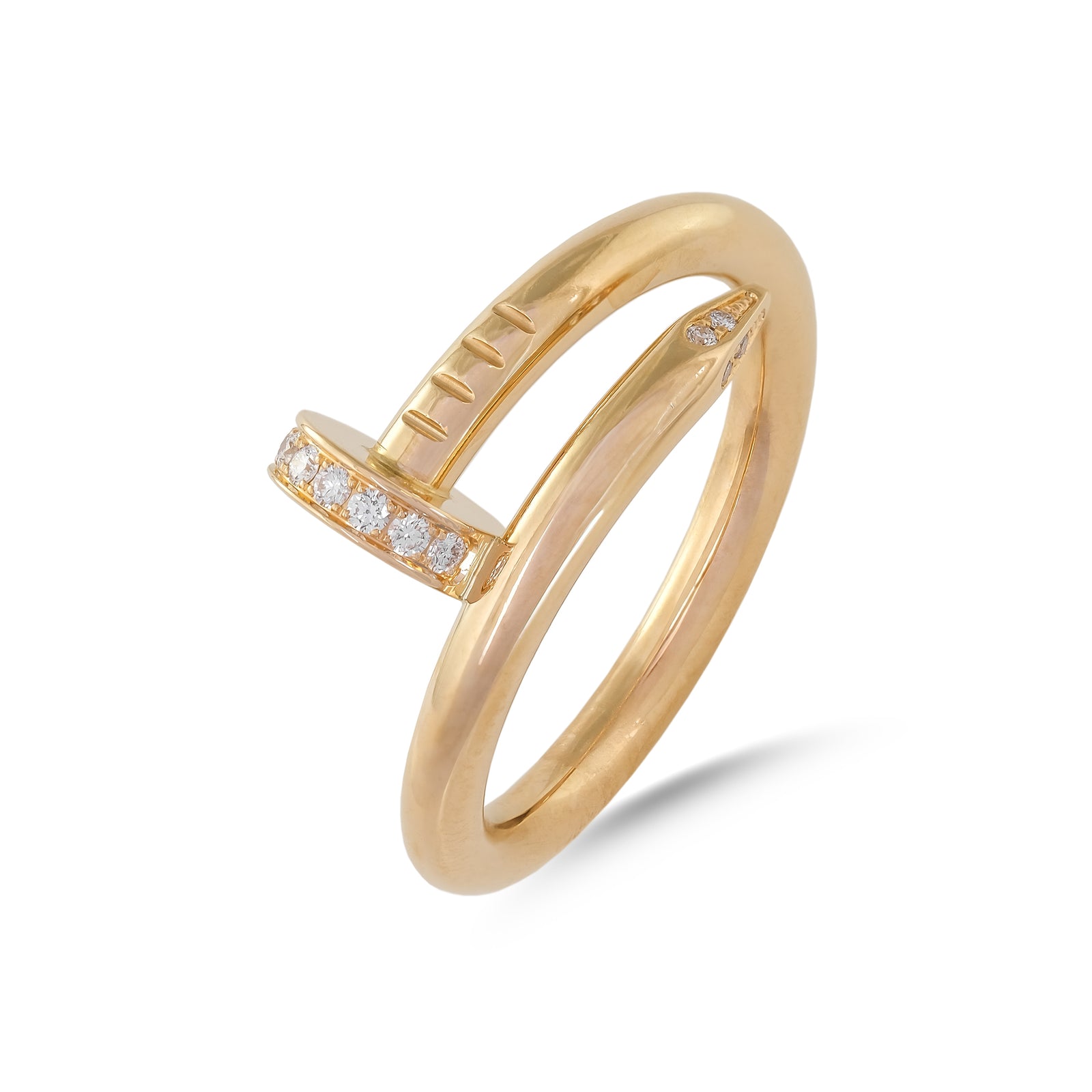 Cartier 18ct Yellow Gold Juste Un Clou Ring B4216952