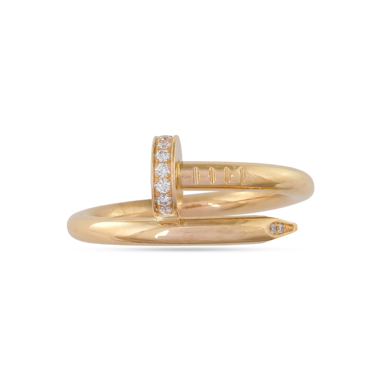 Cartier 18ct Yellow Gold Juste Un Clou Ring B4216952