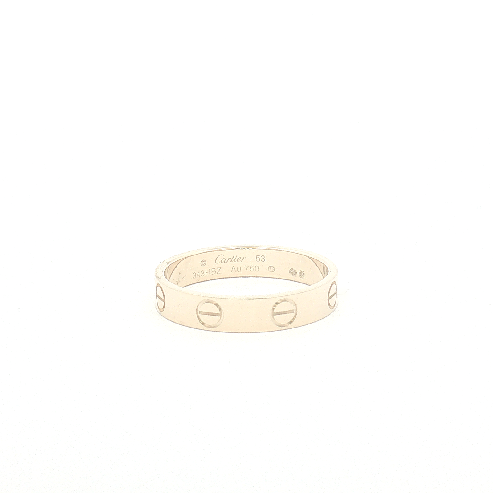 Cartier 18ct Yellow Gold Narrow Love Ring