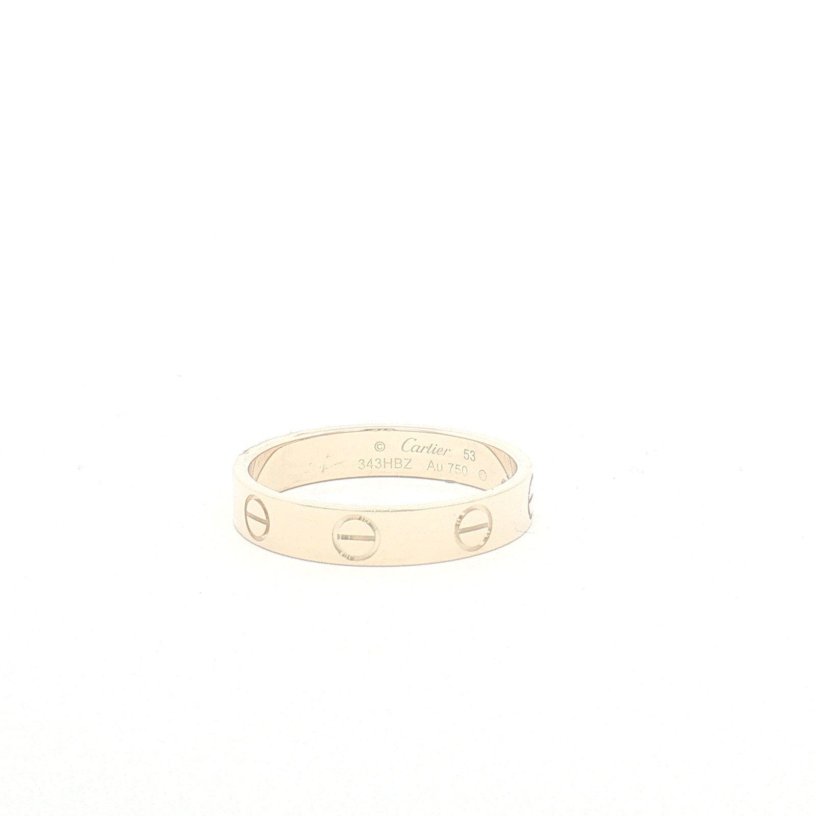 Cartier 18ct Yellow Gold Narrow Love Ring