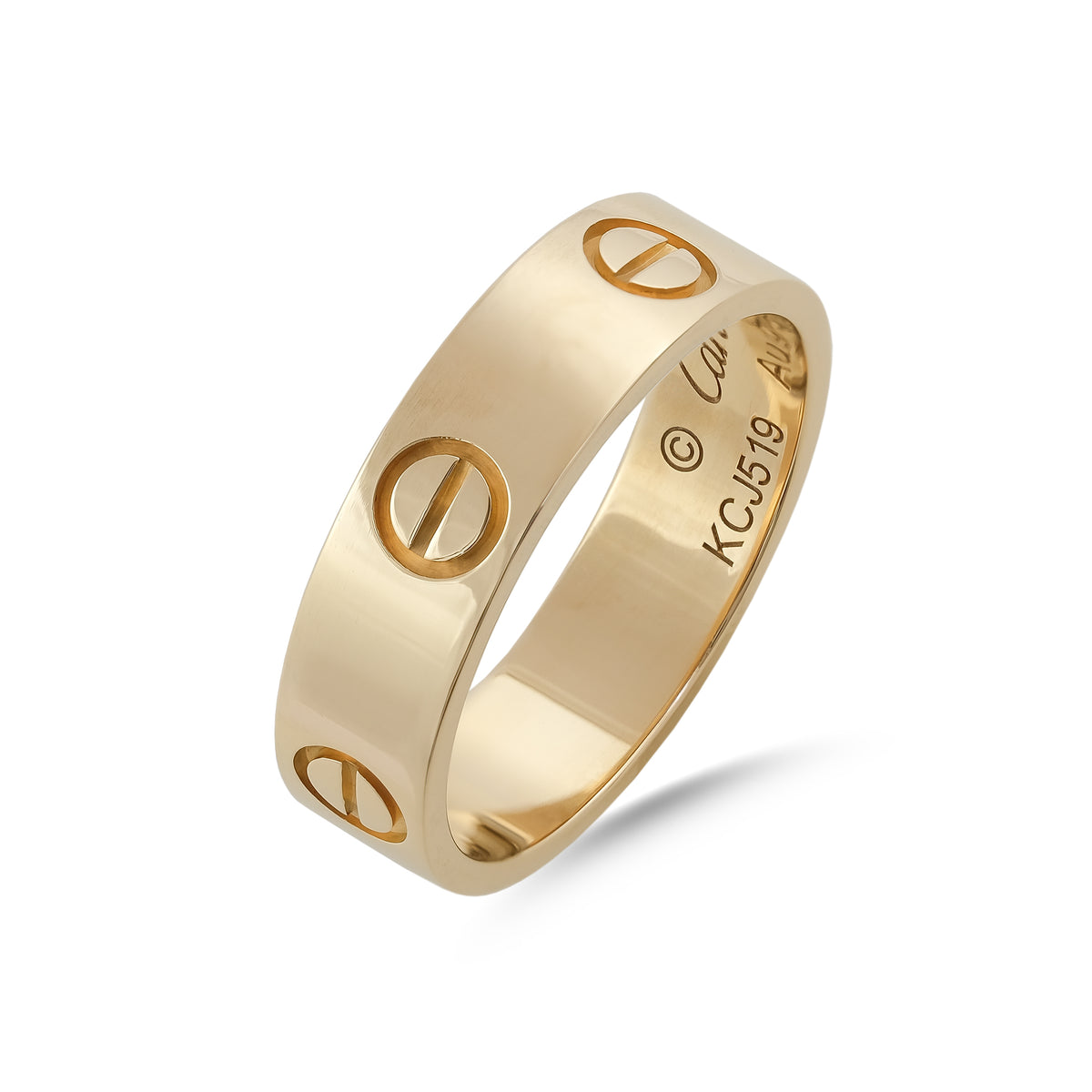 Cartier 18ct Yellow Gold Plain Love Ring B4084600