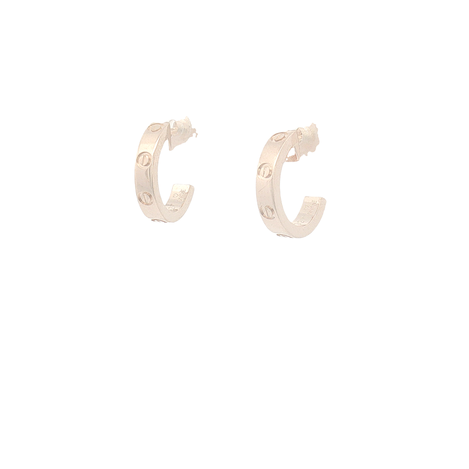 
Cartier 18ct Yellow Gold Small Love Hoops Earrings
