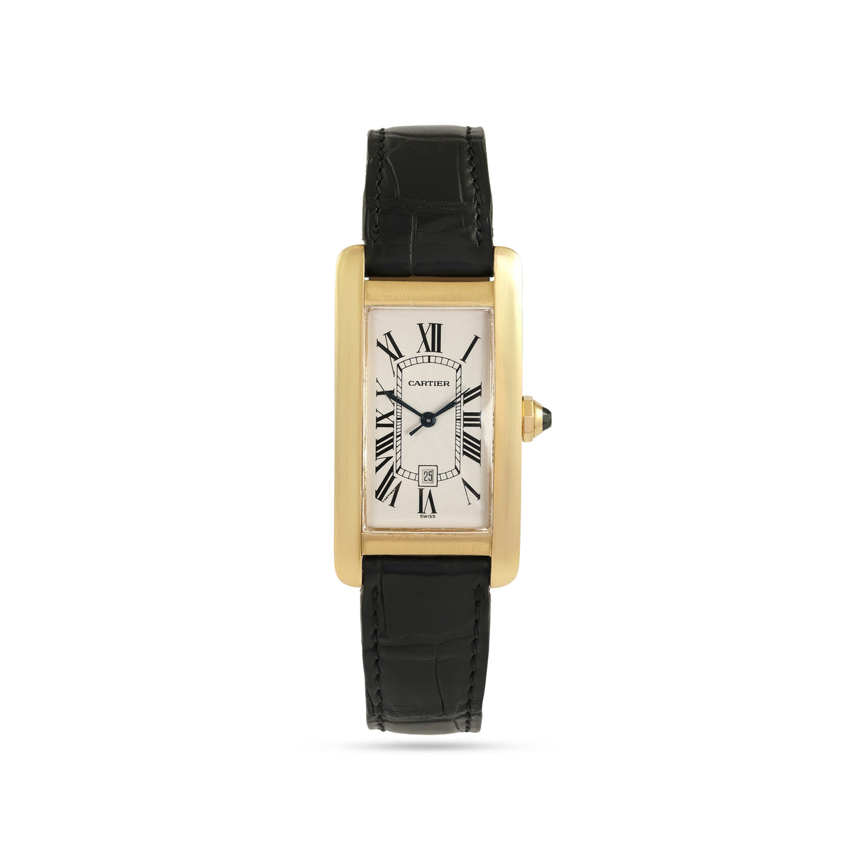 Cartier 18ct Yellow Gold Tank Americaine 1725 1