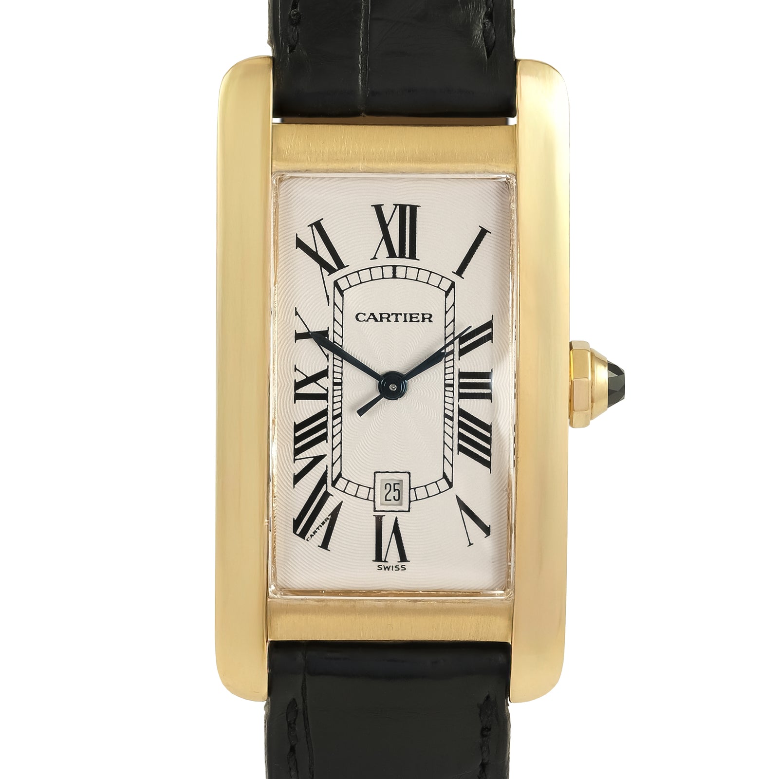 Cartier 18ct Yellow Gold Tank Americaine 1725 1