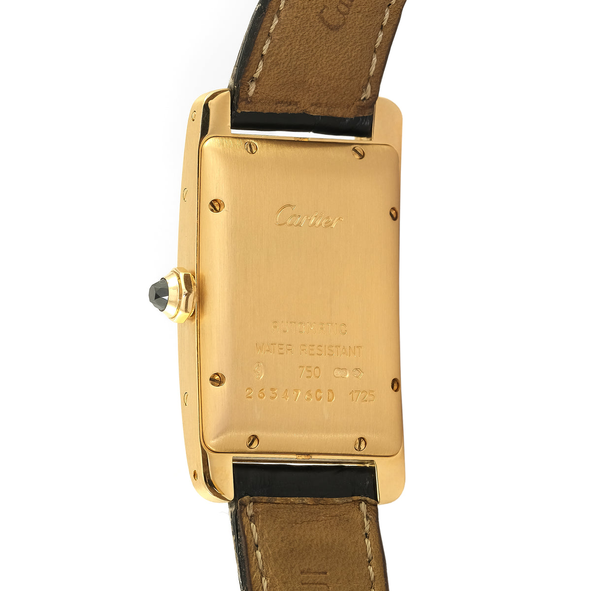 Cartier 18ct Yellow Gold Tank Americaine 1725 Shot 6
