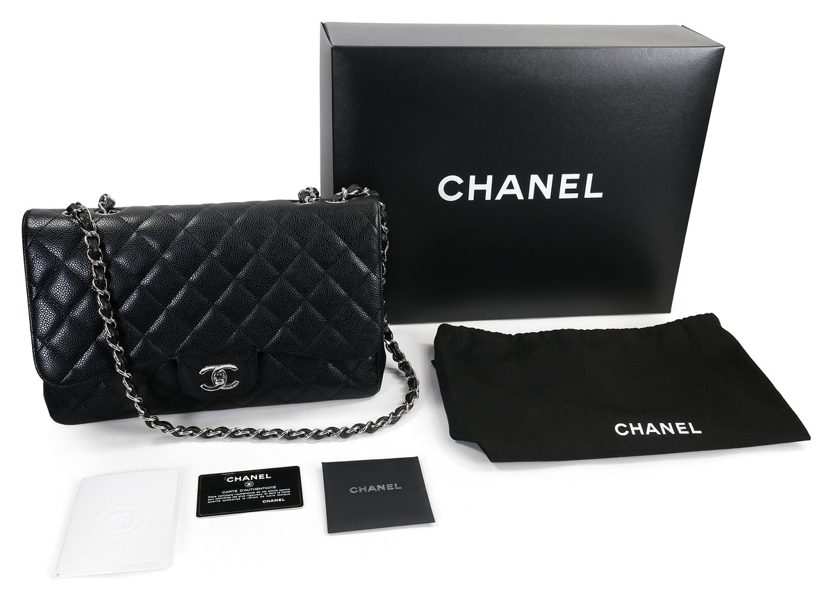 Chanel_Black_Caviar_Jumbo_Classic_Flap_Handbag_1