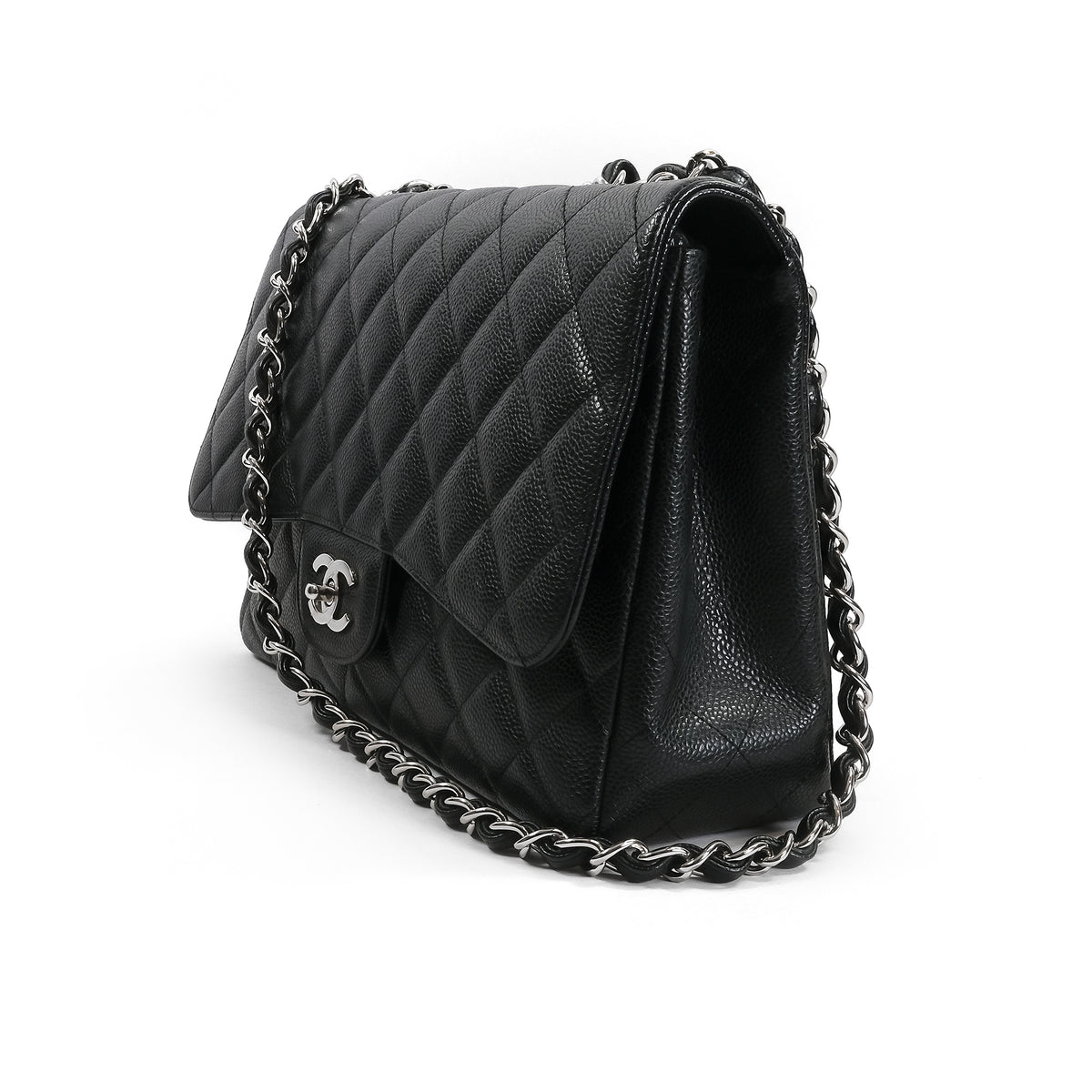 Chanel_Black_Caviar_Jumbo_Classic_Flap_Handbag_1